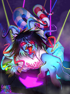 artfight attack on @gunfisT